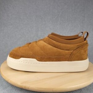 Moon Boot Women’s Suede Slip-On Sneakers in Tan Brown